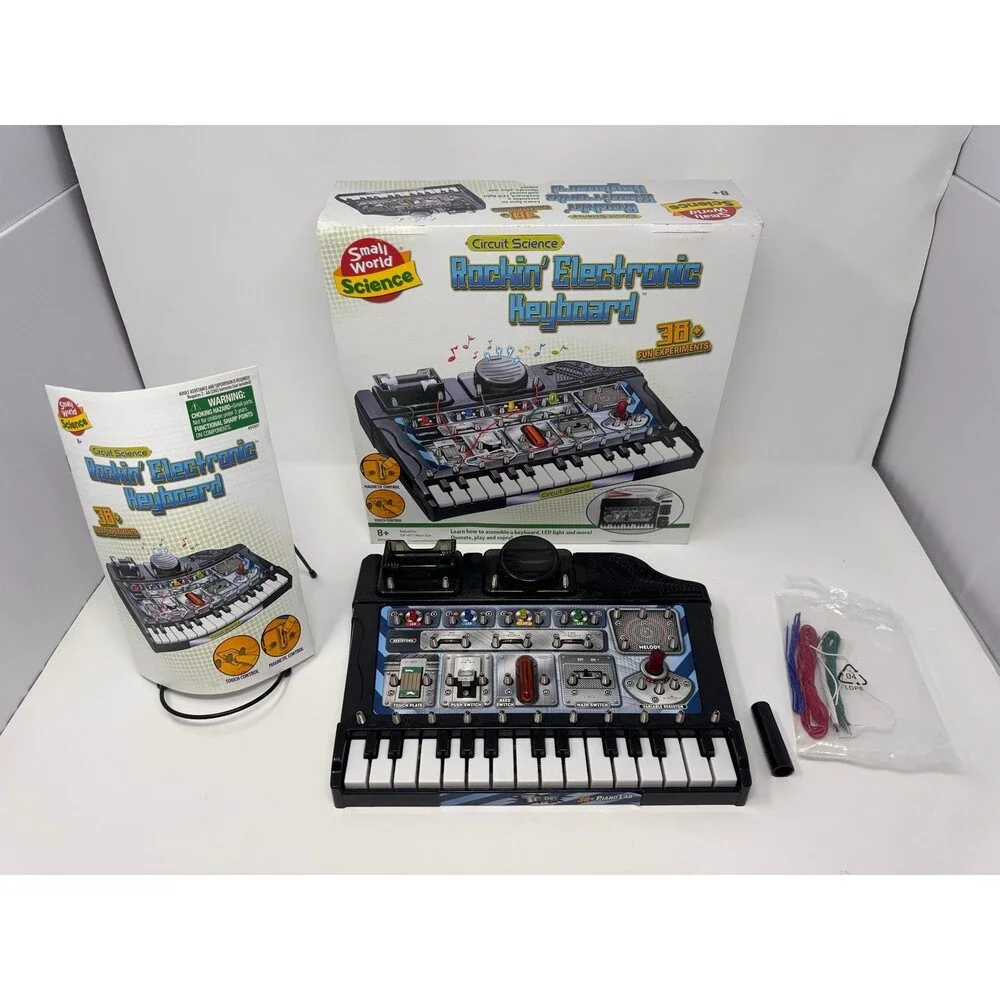 Circuit Science Rockin Electric Keyboard Build & Play STEM Kit Unused Open Box